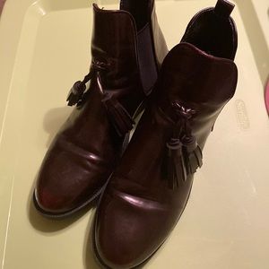 Zara tassel pull on boot